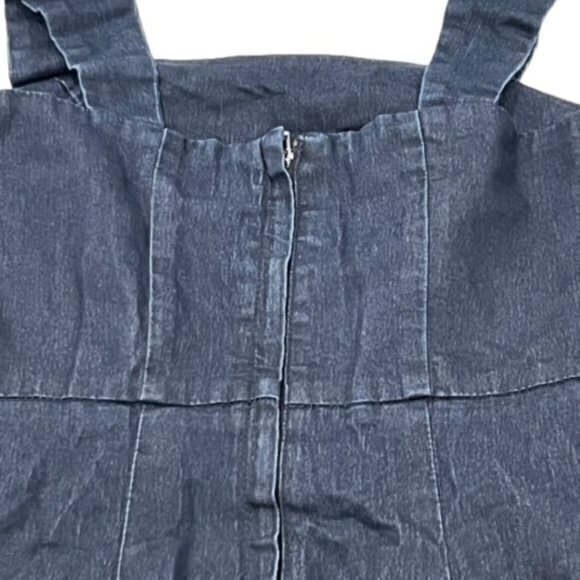 BUNDLE 3 FOR $18- NEW Military Denim Dress Blue Gold Buttons Nautical Coastal XS - Picture 10 of 13